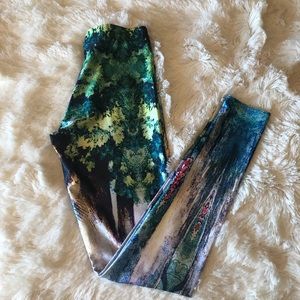 Black milk Alice in wonderland land leggings